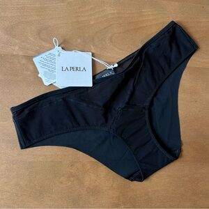 Nwt La Perla Bikini Undergarment w/Mesh Black